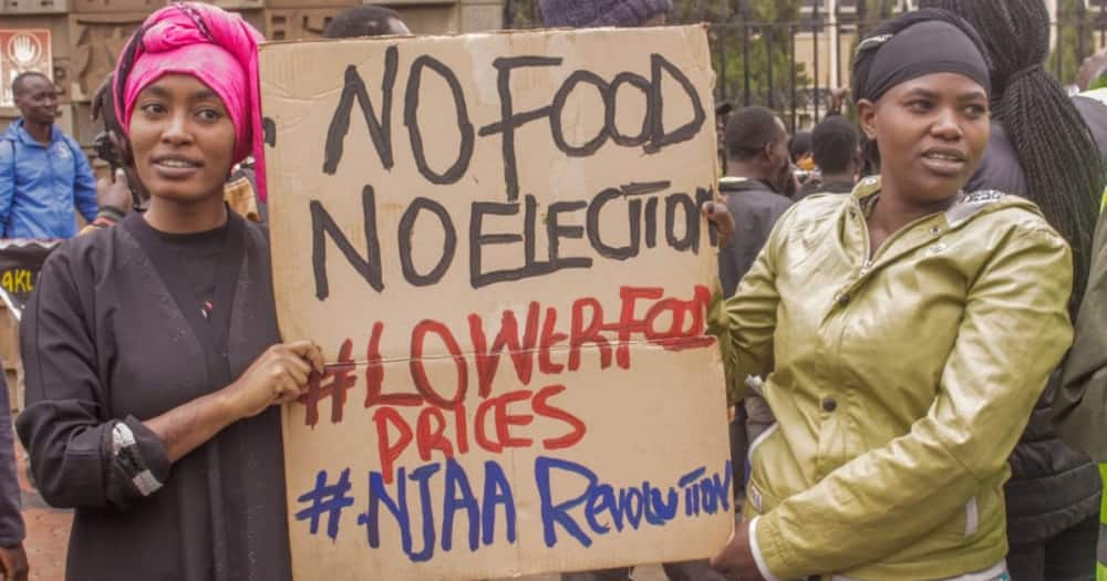 Kenyans Protesting High Cost Of Living