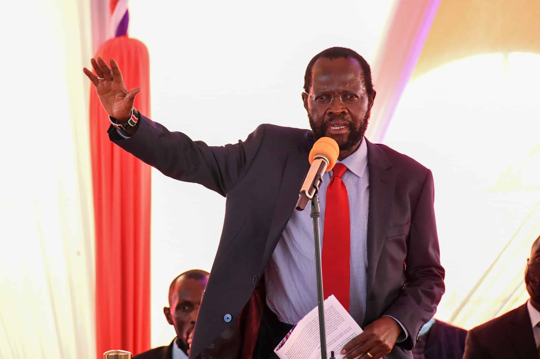 Nyong'o called on residents to stay calm and maintain peace.Photo/Courtesy