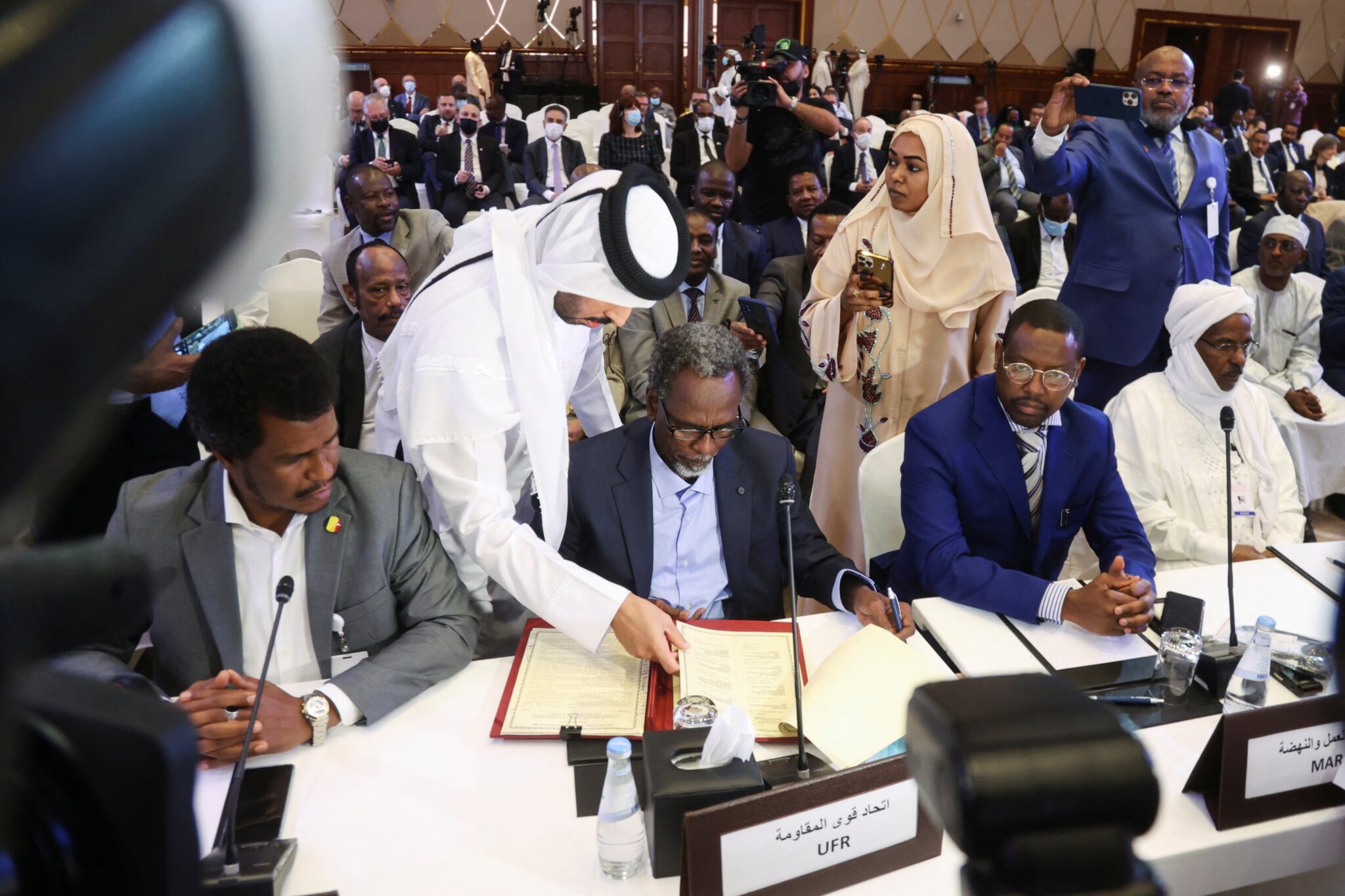 The peace deal came after months of negotiations led by Qatar.Photo/Courtesy/Reuters