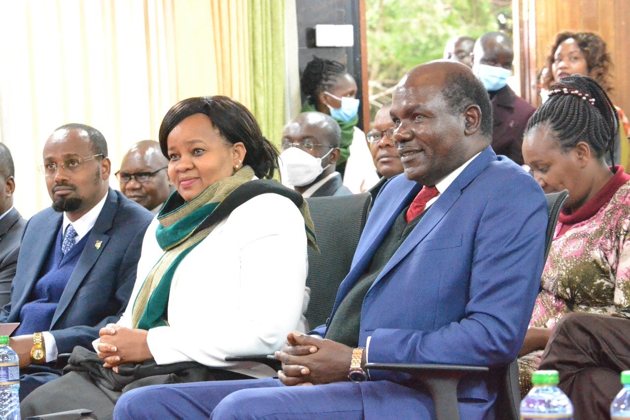 IEBC commissioners during a prayer session at the Bomas of Kenya.Photo/IEBC