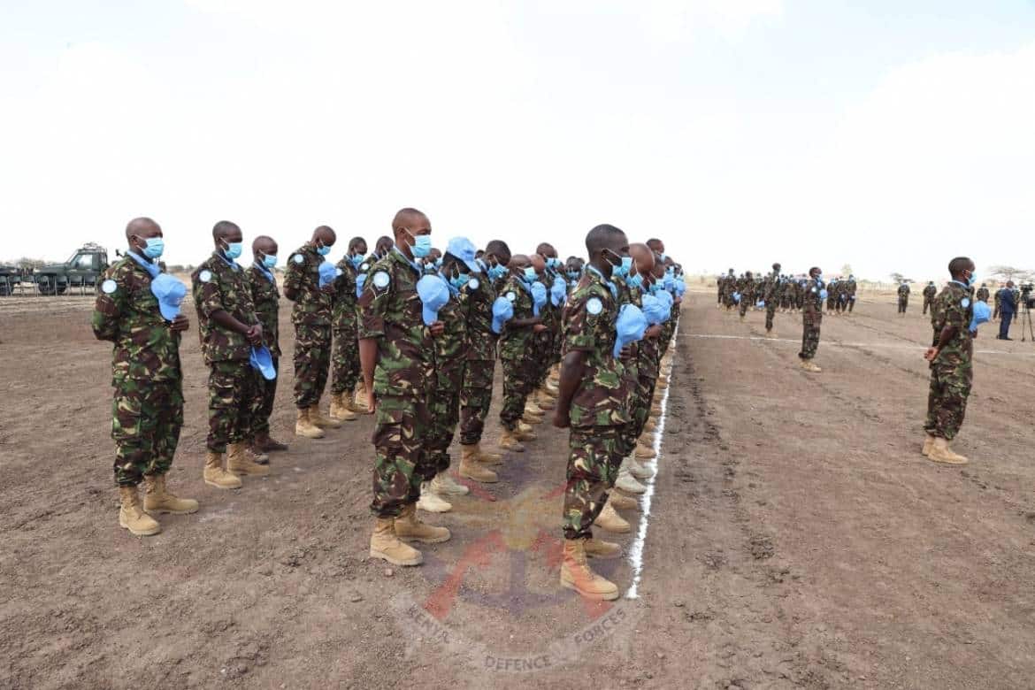 This will be the second batch of KDF peace-keepers going to DR Congo.Photo/KDF