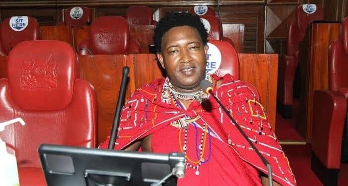 Narok Senator Ledama Ole Kina protested the swapping of results.Photo/Courtesy