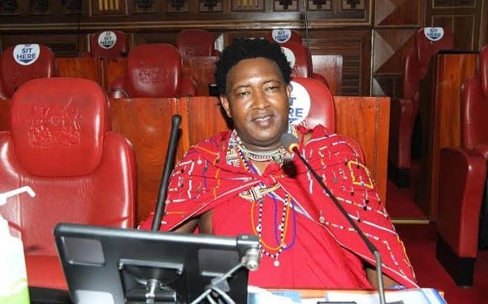 Narok Senator Ledama Ole Kina protested the swapping of results.Photo/Courtesy