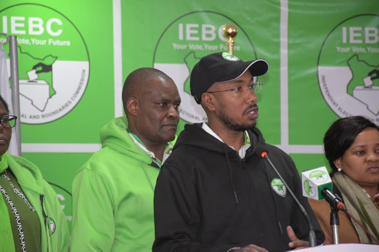 IEBC CEO Marjan Hussein says the portal is secure from hackers