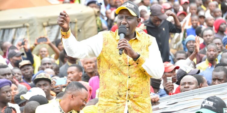 DP Ruto has linked the Office of the President to the spread of hate leaflets.Photo/Courtesy