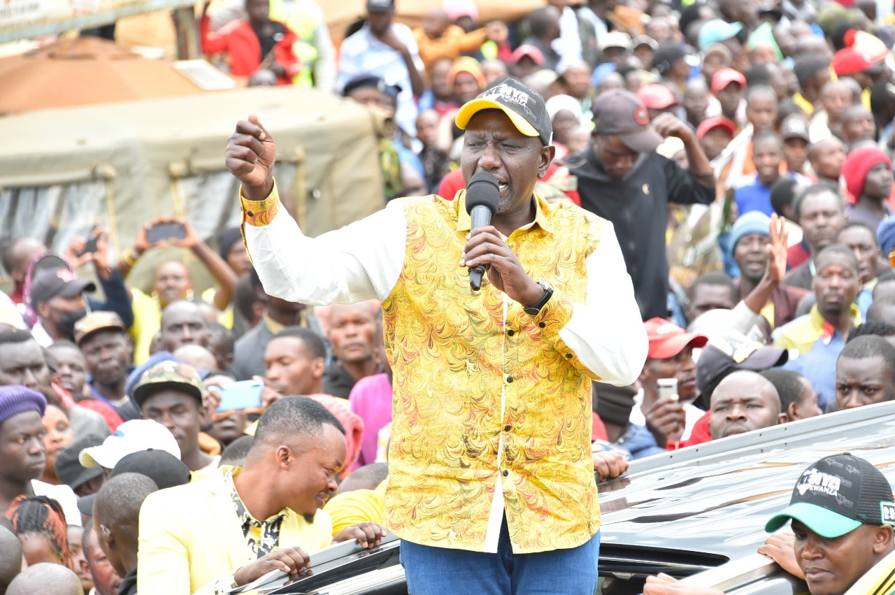 DP Ruto has linked the Office of the President to the spread of hate leaflets.Photo/Courtesy