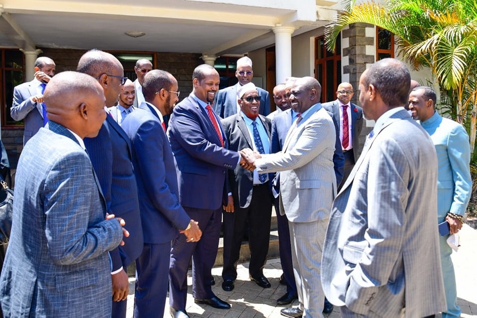 UDM leaders when they met Ruto in Karen.Photo/Courtesy