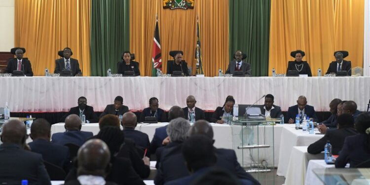 The seven-judge Supreme Court is the highest in the land and its rulings are final and binding | AFP