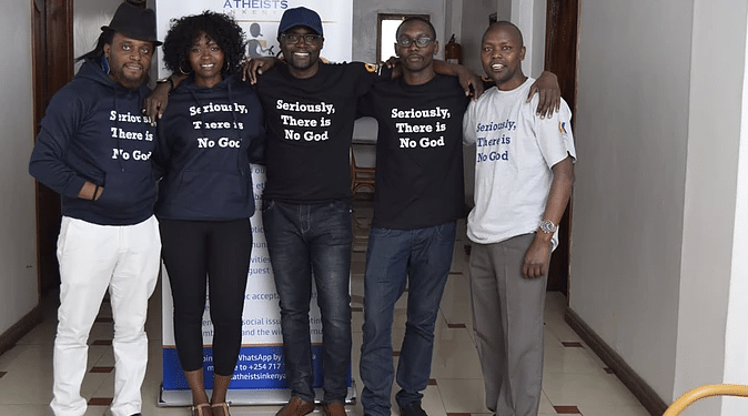 Members Of The Atheists Society Of Kenya At A Past Event.photo/Aik