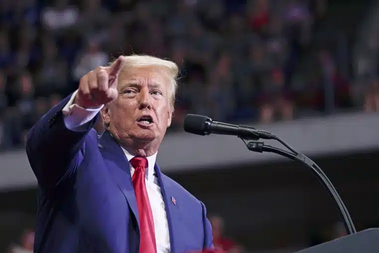 Sexist former American   President Donald Trump.  
Photo: NBC News