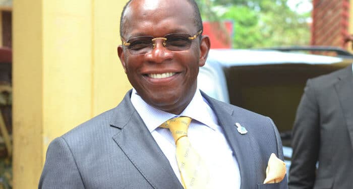 Former Guinean Prime Minister Ibrahima Fofana. He has been accused of looting public money to the tune of $40million. 
Photo: Courtesy