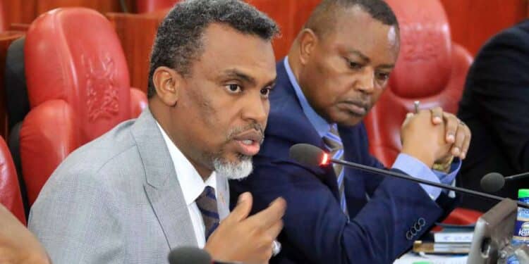 DPP Noordin Haji with immediate former DCI boss George Kinoti at a past event.Photo/Courtesy