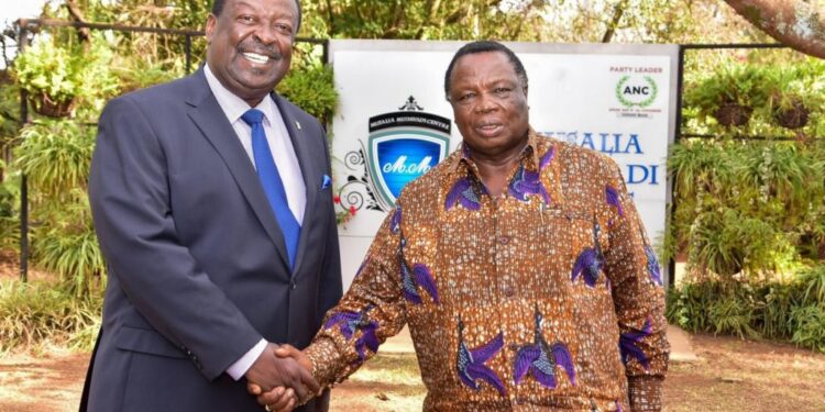 Musalia Mudavadi and Francis Atwoli have agreed to work together.Photo/Francis Atwoli