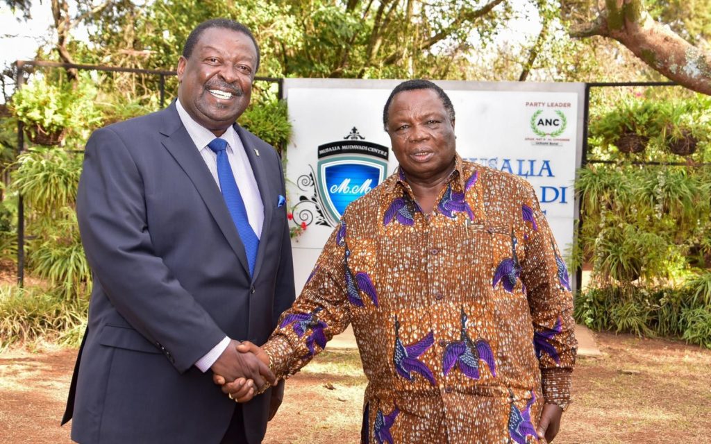Musalia Mudavadi and Francis Atwoli have agreed to work together.Photo/Francis Atwoli