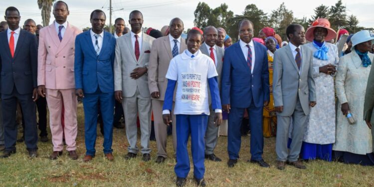 Prophet Owuor Allegedly Cured A 13-Year-Old Boy Of Hiv. Photo: #Hivdeleted.