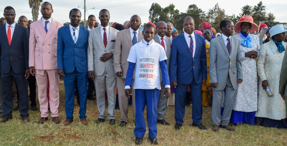 Prophet Owuor allegedly cured a 13-year-old boy of HIV. Photo: #HIVDELETED.
