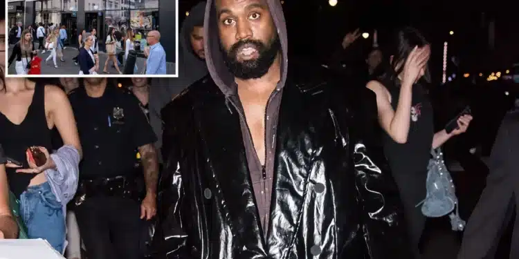 Kanye West was escorted out after checking in at the Skechers HQ unannounced. Photo: Page Six.