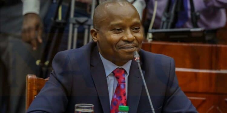 Prof. Kithure Kindiki during his vetting for the Interior Cabinet Secretary position.Photo/Courtesy