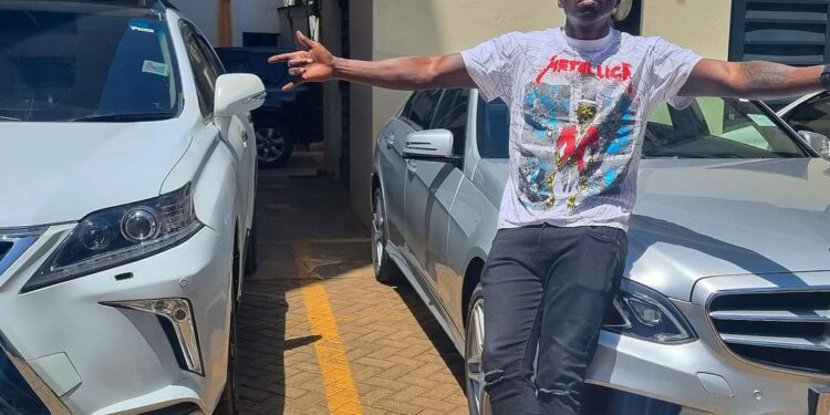 Obinna gifted himself a new Mercedes Benz. Photo: Oga Obinna/Instagram.