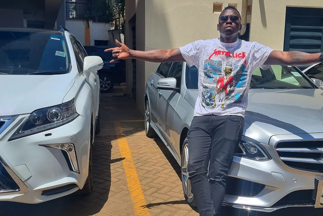 Obinna gifted himself a new Mercedes Benz. Photo: Oga Obinna/Instagram.