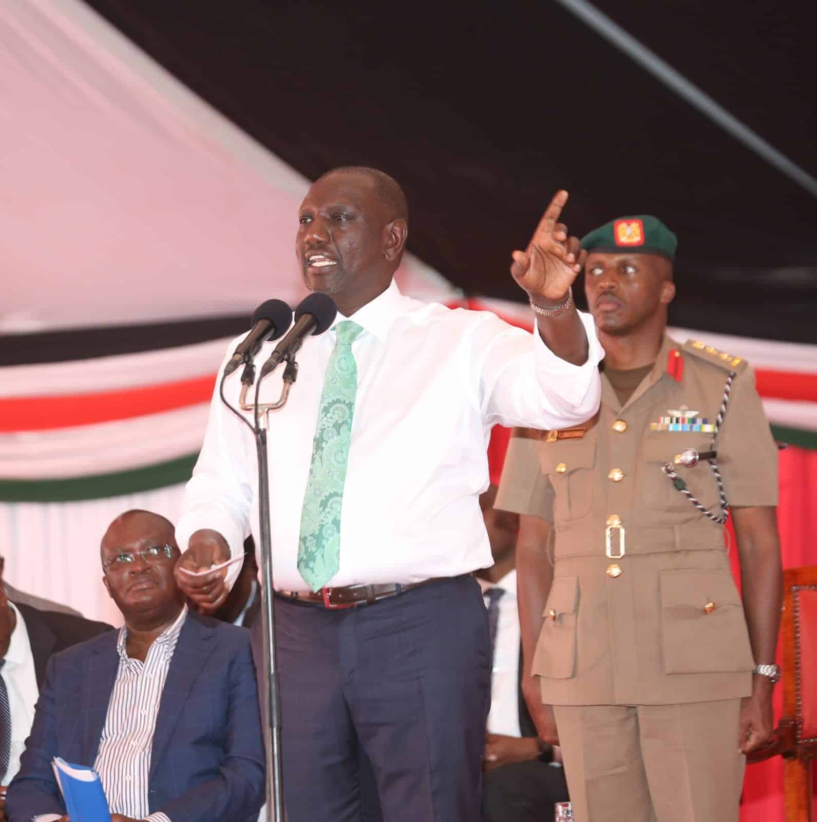 President William Ruto assured that maize flour prices will stabilize by next year.Photo/State House