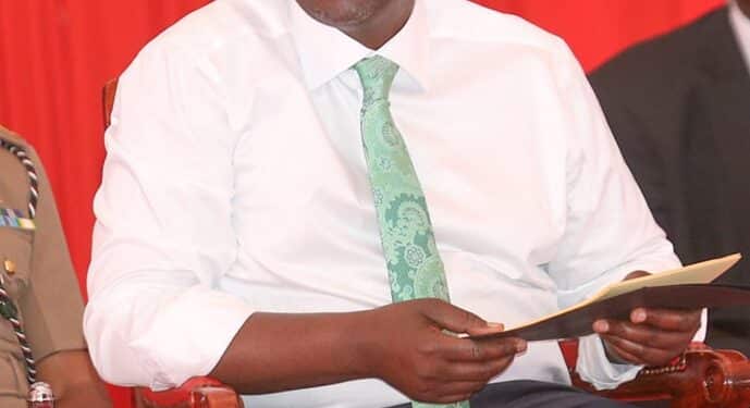 President William Ruto says hustler fund loans will be accessed digitally.Photo/State House