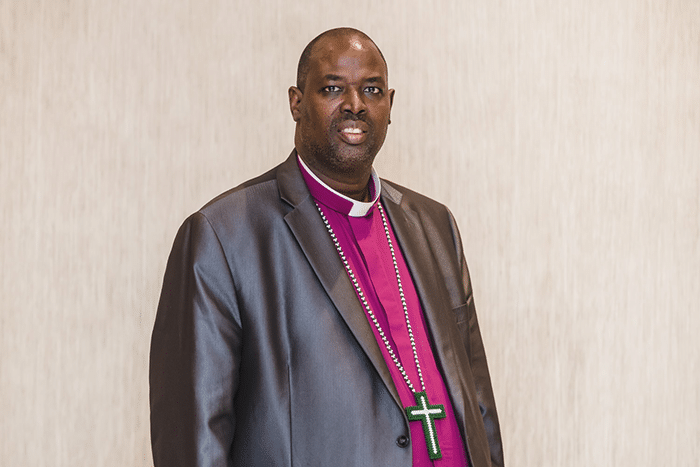 Anglican Archbishop Jackson Ole Sapit.The church has opposed the return of the shamba system.Photo/Courtesy