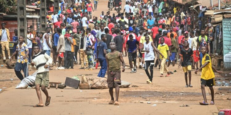 Protesters called for a civilian-led government | AFP