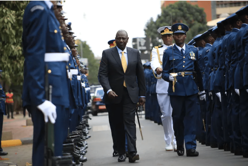 President William Ruto inspects a guard of honour in Nairobi, Kenya in September 2022. Simon Maina | AFP via Getty Images