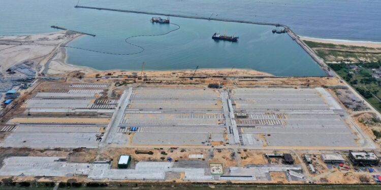 Lekki Deep Sea Port. 
Photo: Courtesy