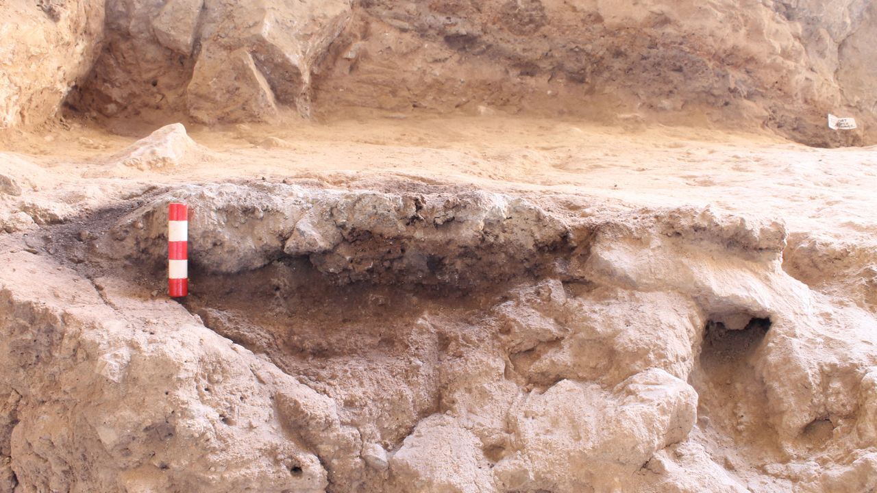 Neanderthal hearth was unearthed at Shanidar Cave.
Photo: Graeme Barker