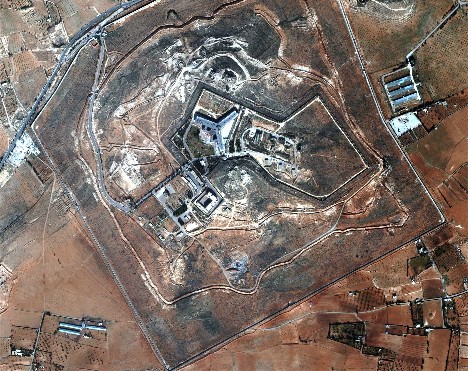 The infamous Tadmur Prison in Syria. 
Photo: Courtesy