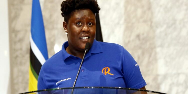 Winnie says GMO's will have adverse effects on Kenyans.Photo/Courtesy