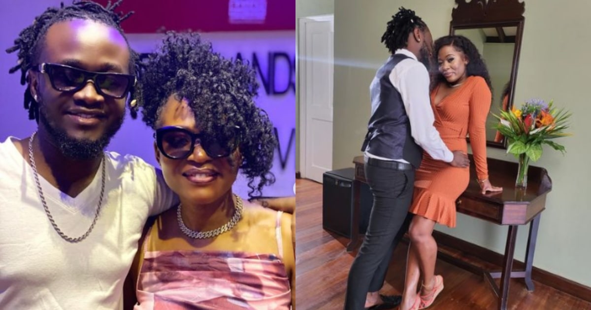Bahati and Sosuun were caught on camera  holding each other seductively. Photo: Bahati/Instagram.