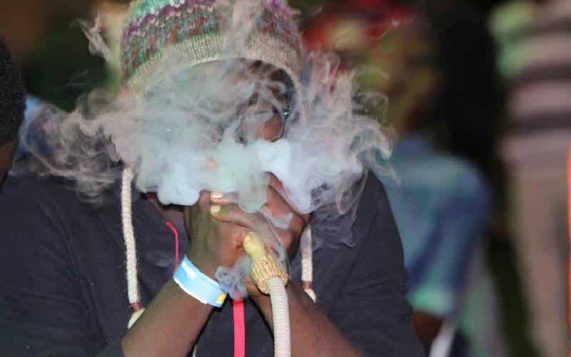 Shisha smoking in public spaces was banned in Kenya in 2017.Photo/Courtesy