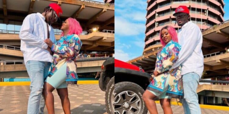 Nadia Mukami was showered with love by Arrow Bwoy on her birthday. Photo: Arrow Bwoy/Instagram.
