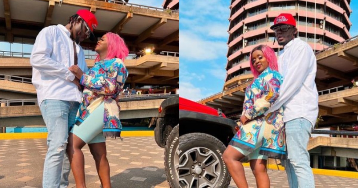 Nadia Mukami was showered with love by Arrow Bwoy on her birthday. Photo: Arrow Bwoy/Instagram.