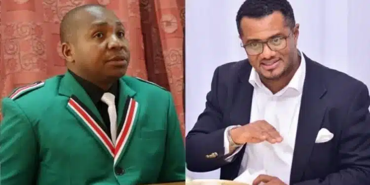 David Sankok and Hassan Omar.They are among 15 persons proposed by UDA for EALA nomination.Photo/Courtesy