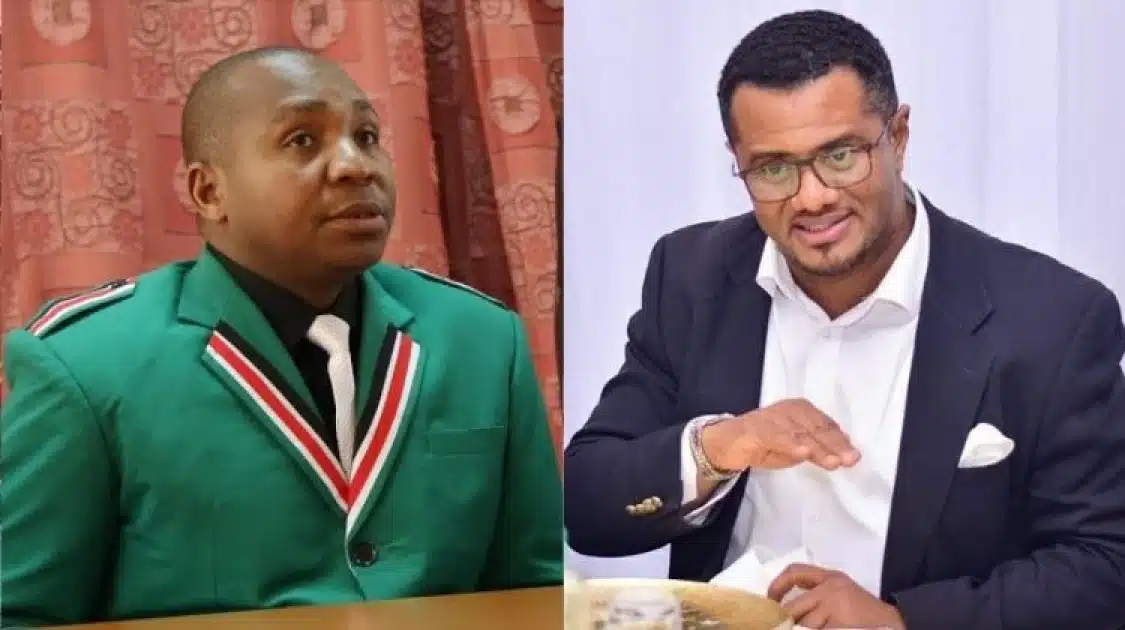 David Sankok and Hassan Omar.They are among 15 persons proposed by UDA for EALA nomination.Photo/Courtesy