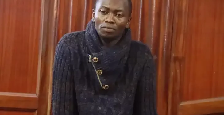 George Kihiu Karanja arraigned at Milimani Law Courts for verbally insulting a female matatu driver. PHOTO/ Courtesy