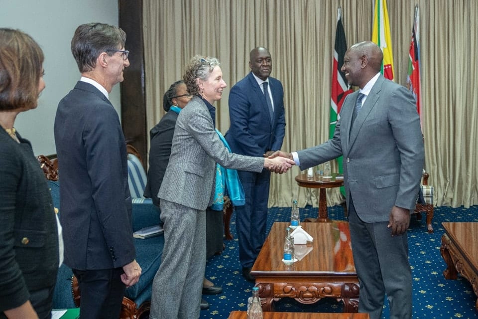 President Ruto with International Finance Corporation officials at State House Nairobi.Photo/State House Kenya