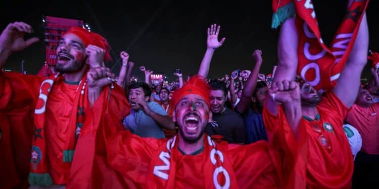 Support for the Atlas Lions surged as they battled their way to the semi-final of the football World Cup in Qatar -- the first Arab or African team ever to get so far | AFP