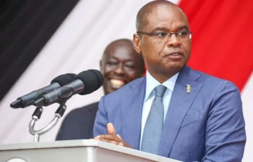 Senate Speaker Amason Kingi during a past national function.PHOTO/COURTESY.