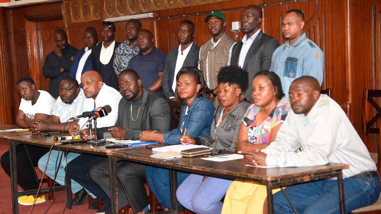 Bouncers are calling on the government to allow them carry guns.Photo/Courtesy