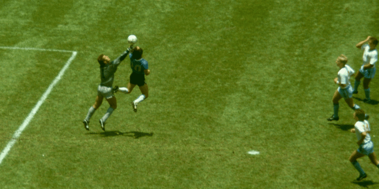 One giant leap for soccerkind |  Allsport/Getty Images