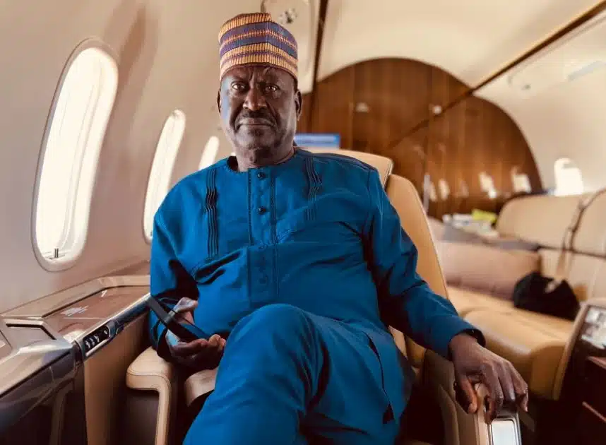 Raila will hold several meetings while in South Africa.Photo/Courtesy
