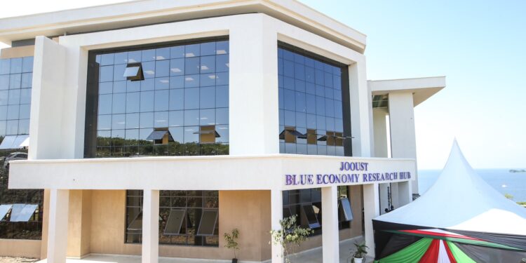 The new Blue Economy Research Hub at Jaramogi Oginga Odinga University of Science and Technology.Photo/PCS
