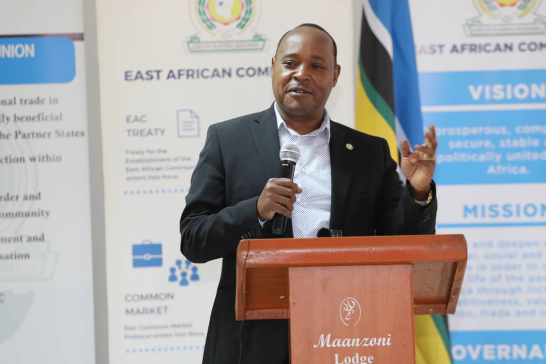 EAC Secretary General Hon. (Dr.) Peter Mathuki says Somalia will soon be admitted into the community.Photo/EAC