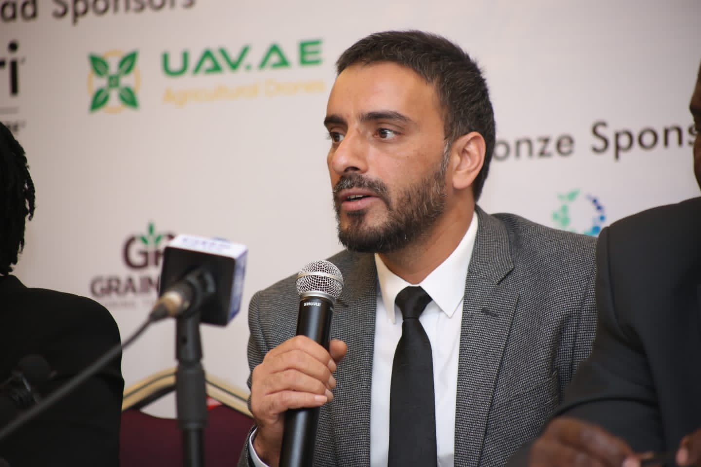 TAB Group Chief Executive Officer Tahir Bari during a press briefing in Nairobi.Photo/Courtesy