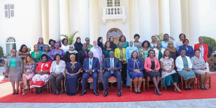 President William Ruto when he hosted county woman representatives at State House in Nairobi.Photo/PCS